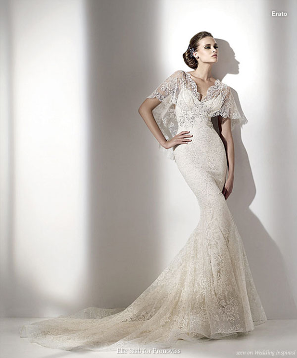 Elie by Elie Saab for Pronovias 2010 bridal collection lace wedding dress