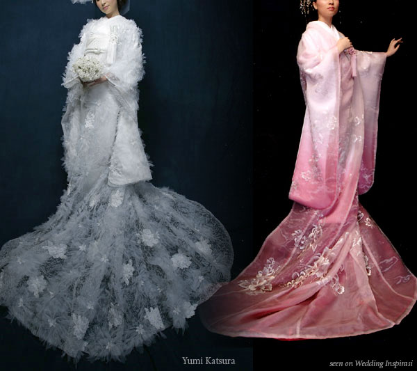 kimono bridal gowns