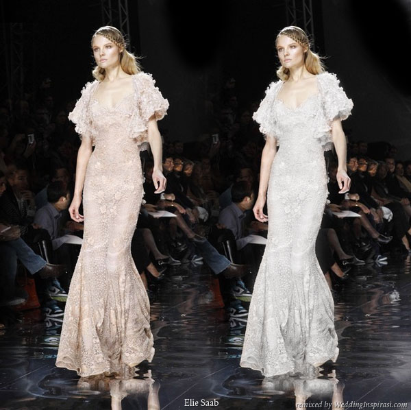 Dream Elie Saab bridal gown Wedding Inspirasi remixed two of the 
