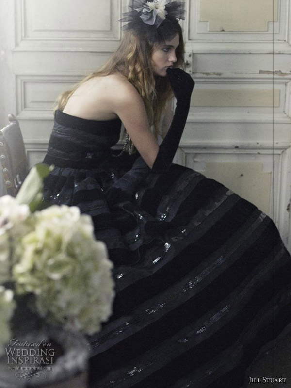 Would you wear a black wedding dress This one 39s a dark brooding beauty with