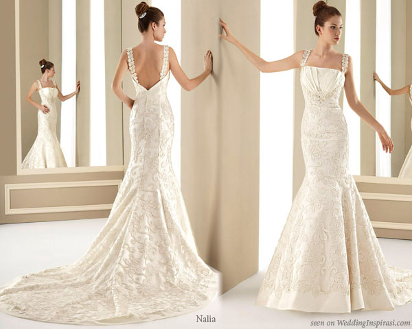  your eyes on more beautiful wedding dresses at the website in Spanish 