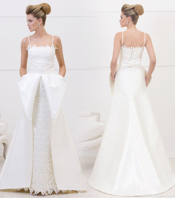 Wedding dress with pockets from Ana Torres 2010 bridal gown collection Wedding dress with pockets from Ana Torres 2010 bridal gown collection