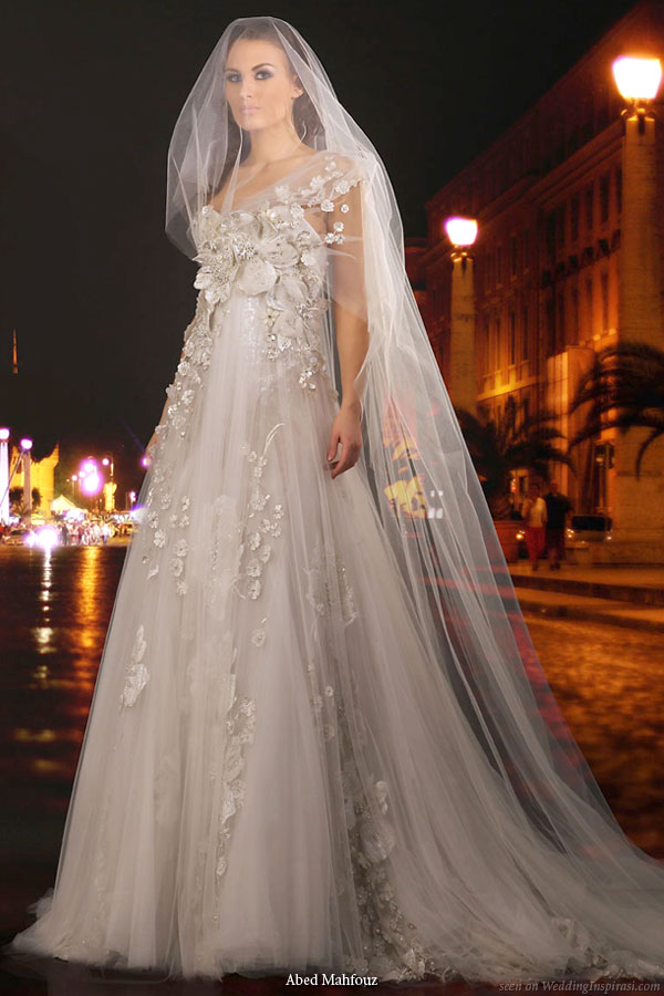 Wedding dress from Abed Mahfouz bridal collection 2010