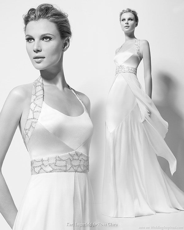 Xyla wedding dress by Karl Lagerfeld bridal collection for Rosa Clara 