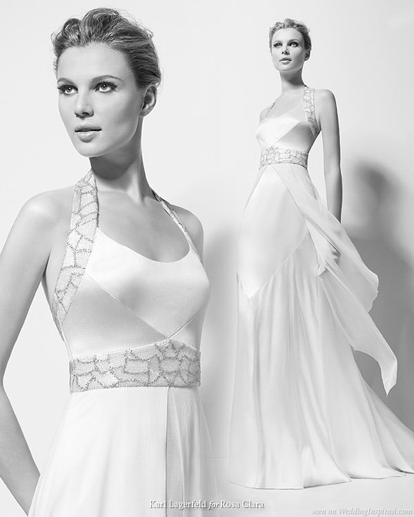 Xyla wedding dress by Karl Lagerfeld bridal collection for Rosa Clara