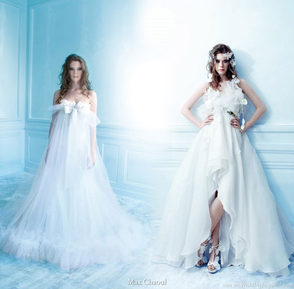 New York wedding dress and Woodstock bridal gown from Max Chaoul spring 