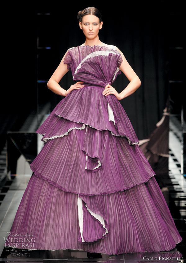 Purple and White Wedding Dress Purple and White Wedding Dress