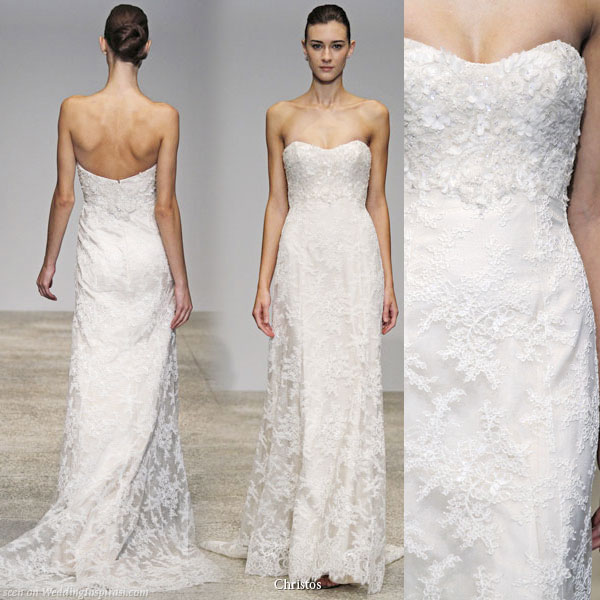 Christos Spring 2011 Wedding Gown Collection Lily of the Valley bridal 
