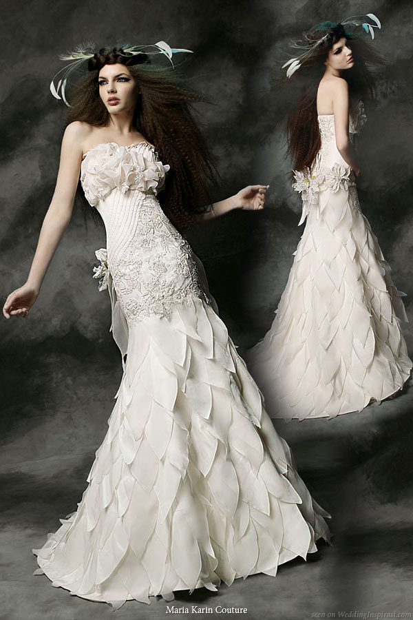 Maria Karin Couture 2011 bridal gown collection strapless wedding dress Maria Karin Couture 2011 bridal gown collection strapless wedding dress