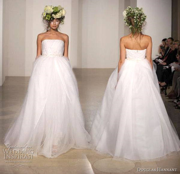 This one's really cute though Douglas Hannant 2011 bridal gown collection