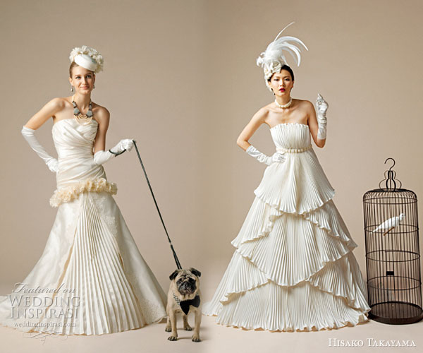 Hisako Takayama Couture Maison beautiful unique wedding dresses by 