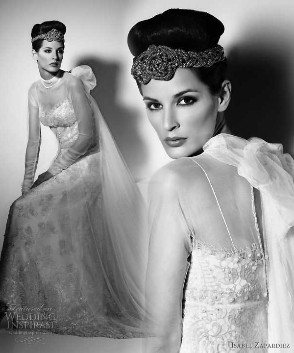 wedding dress designs for 2011. Isabel Zapardiez 2011 couture wedding dress collection -- beautiful bridal 