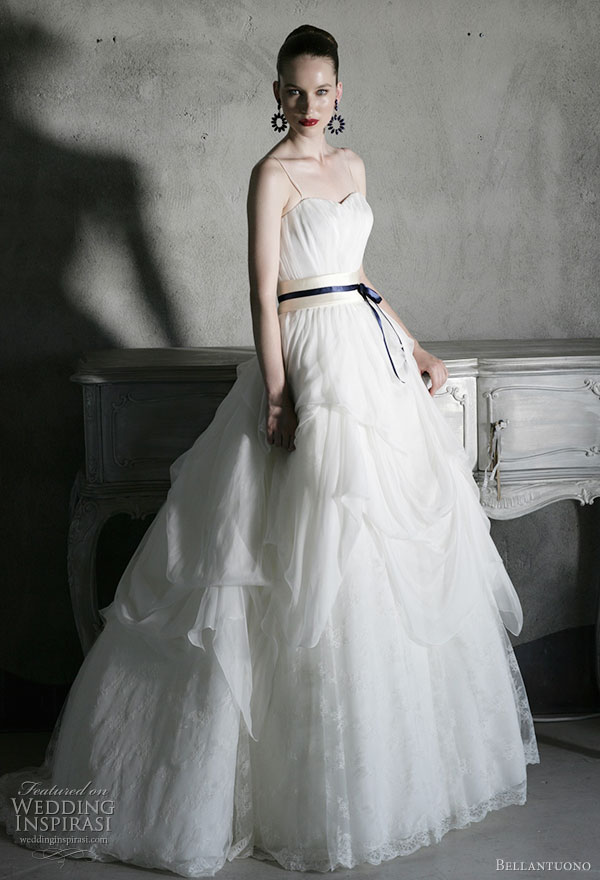 Bellantuono wedding gown from the 2010 bridal collection strapless 