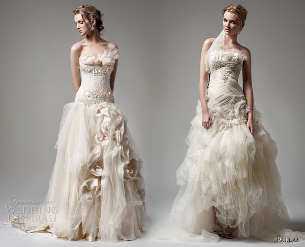 Pallas Couture 2010 bridal collection Marjolein Elzette wedding gown