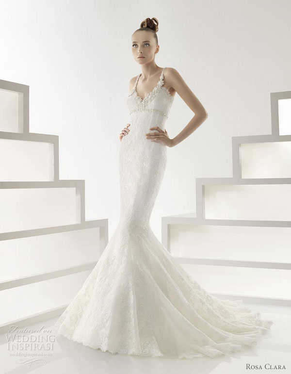 Rosa Clara 2011 wedding dress collection Edith lace and beadembellished 