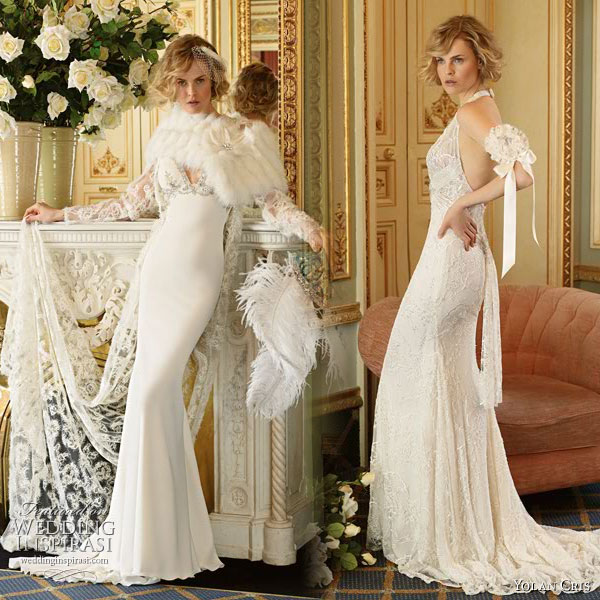 Yolan Cris vintage inspired lace wedding Dresses Divas 2010 collection 