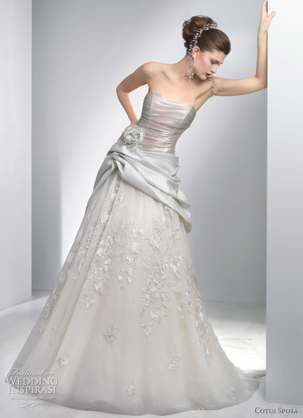 Color wedding dresses by Cotin Sposa 2011 bridal collection