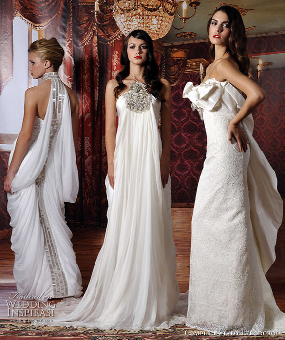 Exquisite wedding gowns from Complice by Stala Theodorou
