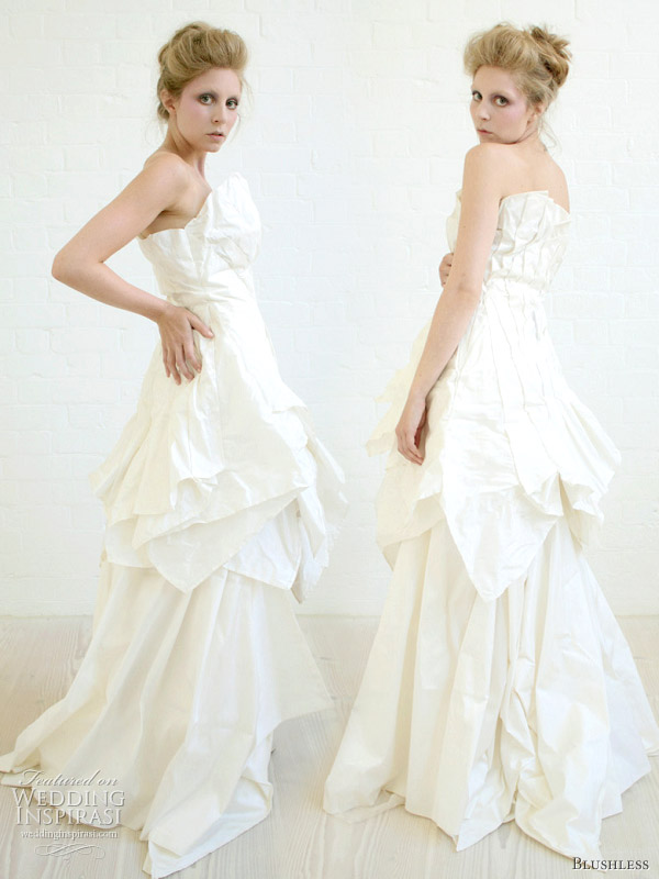 wedding dress 2011 collection. Blushless wedding dresses