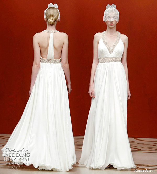 Reem Acra wedding dress Fall Winter 2011 seen at the New York Bridal Market Reem Acra wedding dress Fall Winter 2011 seen at the New York Bridal Market