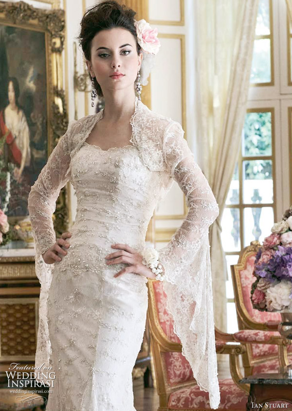 Flower Bomb silk dupion and lace wedding gown This showstopping number 