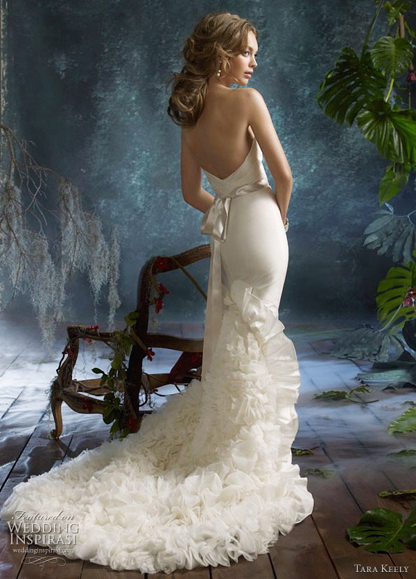 Tara Keely wedding dress 2011 Spring Summer collection tk2105 Ivory tissue