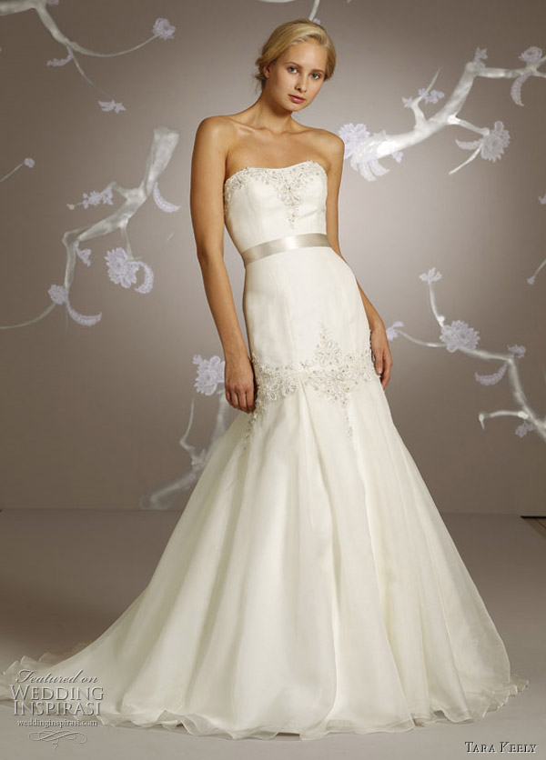 Tara Keely wedding dress 2011 Spring Summer collection runway TK2107 Ivory