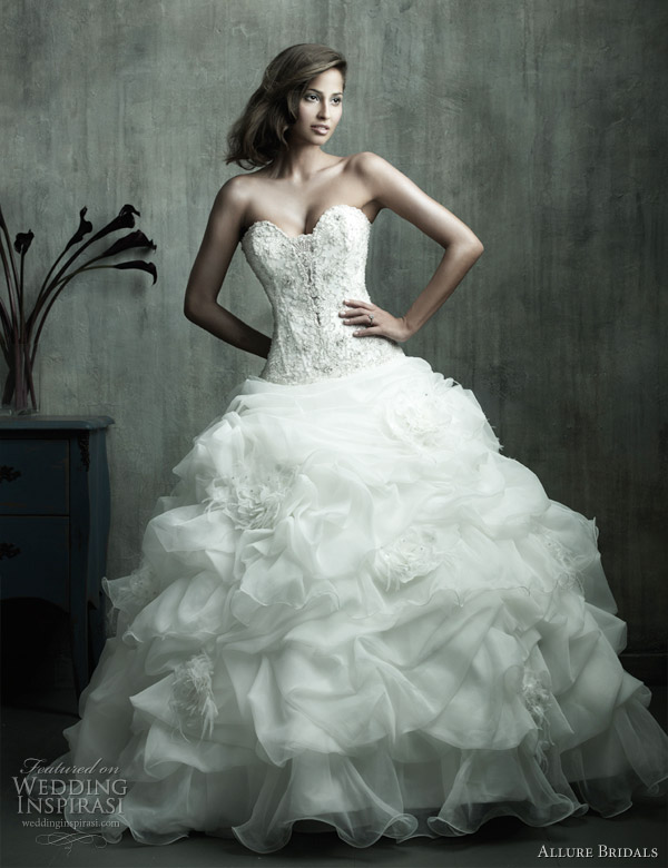 Allure bridals couture wedding gowns 2011
