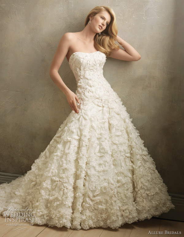Allure bridals couture wedding gown 2010