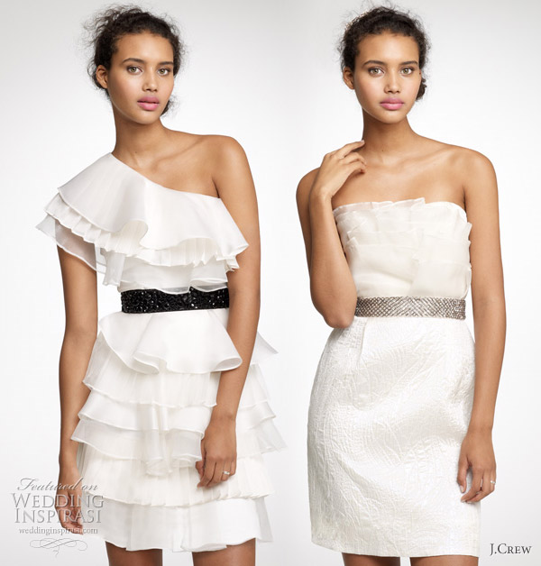 JCrew short wedding dresses Spring 2011 bridal cJ