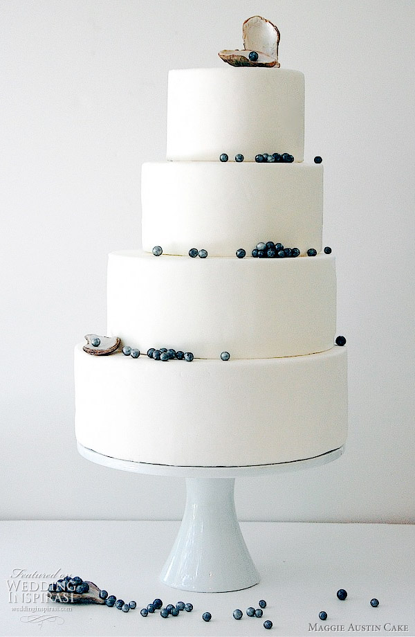 Maggie Austin Cake Black pearl 4tier wedding cakes