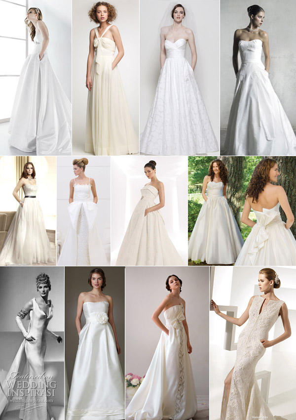 Pockets Wedding Dress. Wedding Dresses with Pockets