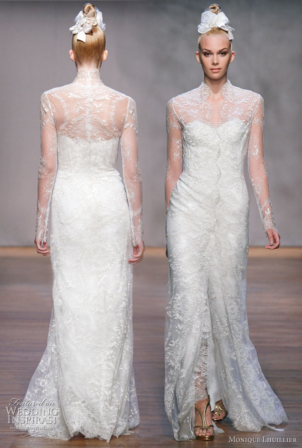 Monique Lhuillier Fall 2011 wedding dress Cheyenne ivory gold metallic Monique Lhuillier Fall 2011 wedding dress Cheyenne ivory gold metallic