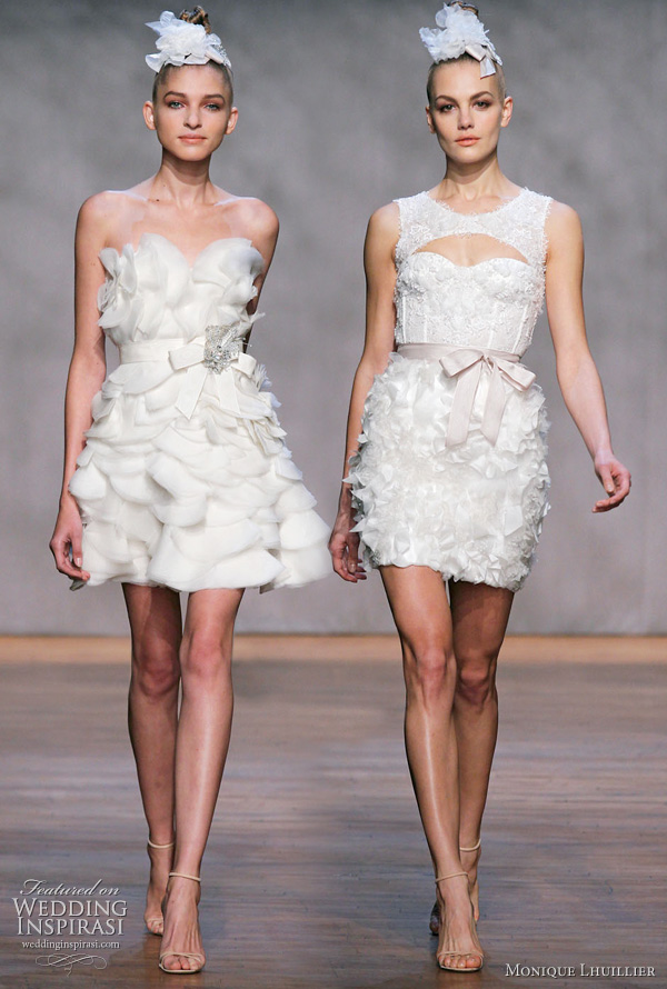 dresses 2011 short. Monique Lhuillier short