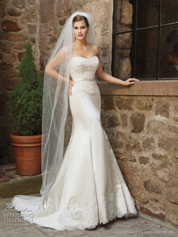 Kathy Ireland Weddings Spring 2011 collection 2be Bridals style I231108 