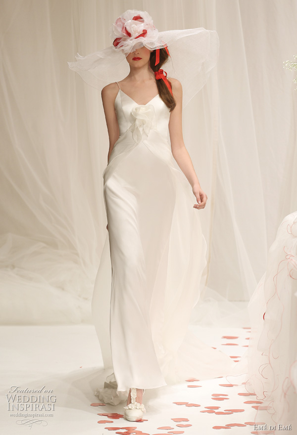Emé di Emé 2011 bridal collection - white wedding dress