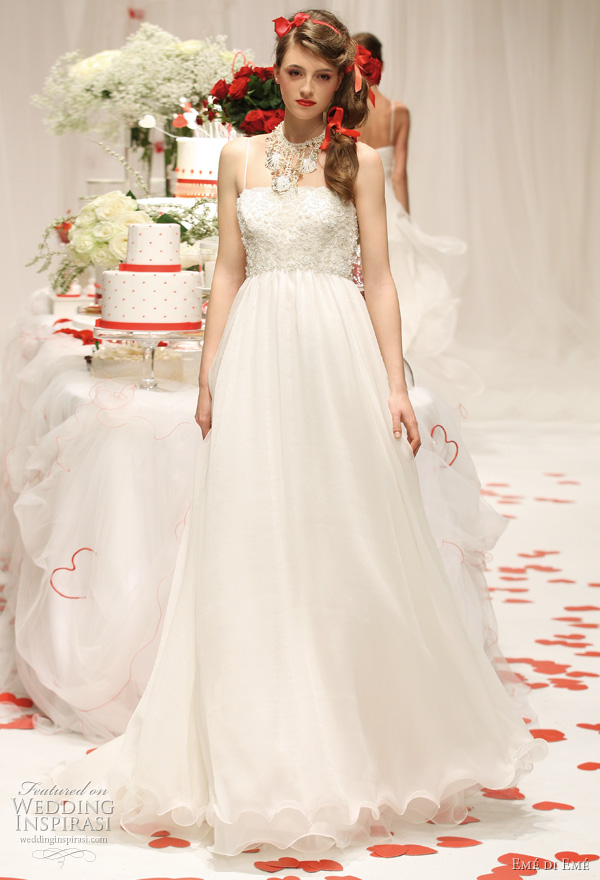 Emé di Emé 2011 bridal collection - white wedding gown