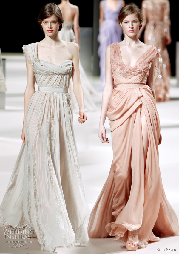 Elie Saab 2011 haute couture collection bridal gown inspiration from the 