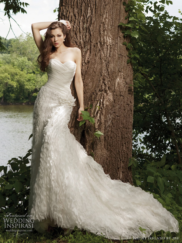 Beautiful wedding dresses from Kathy Ireland by 2be Spring 2011 bridal 