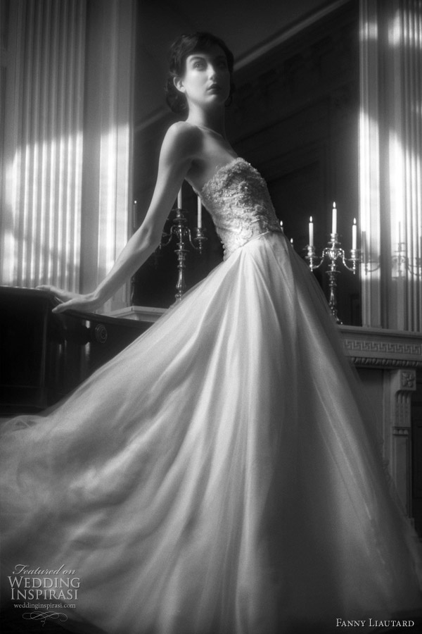 Fanny Liautard 2011 bridal collection - strapless wedding dress