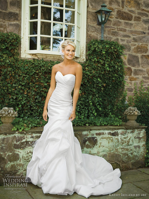 Sweetheart wedding gown by Kathy Ireland Spring 2011 2be collection style 