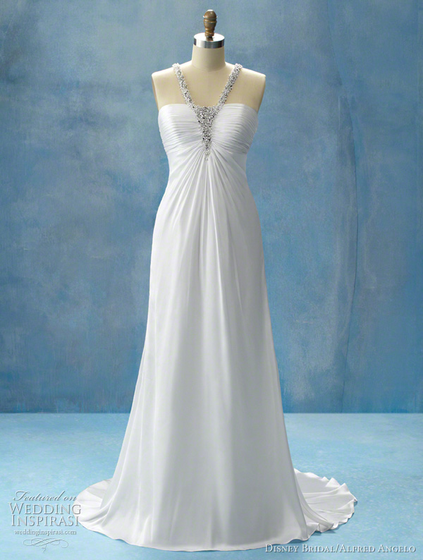 Disney Princess Jasmine wedding dress Alfred Angelo Belle ball gown