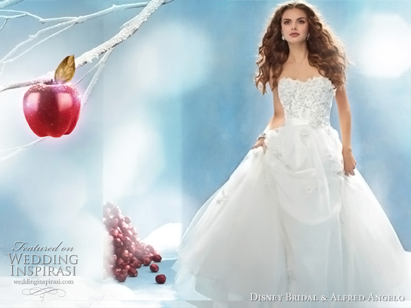 Disney Princess Snow White wedding dress Alfred Angelo
