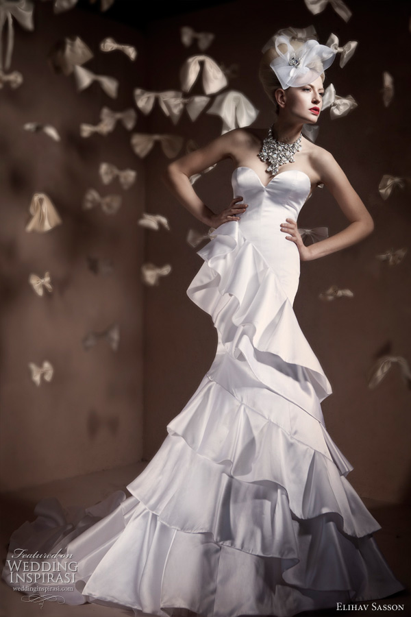 Flamenco inspired wedding dresses