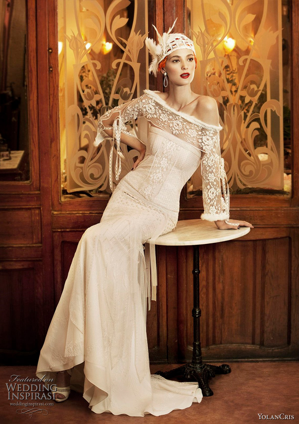 retro style wedding dresses