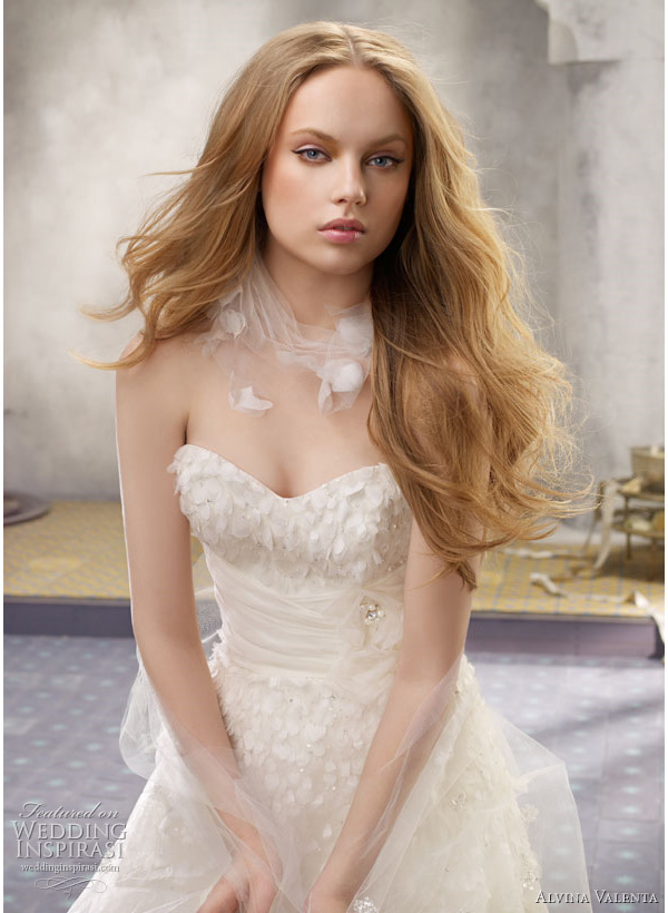 alvina valenta wedding dress Silk faced satin modified Aline wedding dress