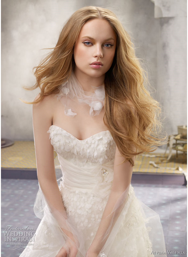 alvina valenta wedding dress Silk faced satin modified Aline wedding dress 