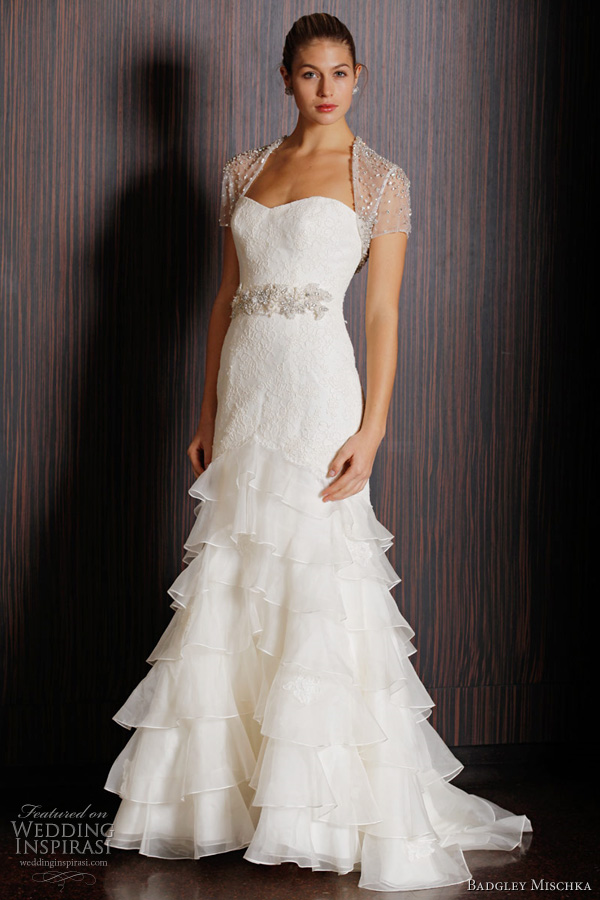 badgley mischka bridal - castellano wedding dress