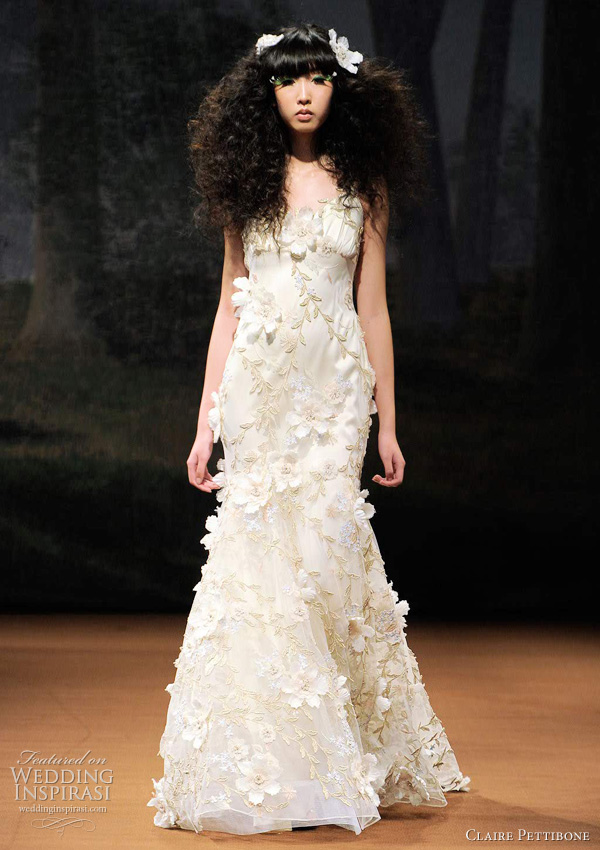  tulle and silk with an open back claire pettibone wedding dress FLORA 