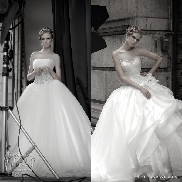le grand wedding ball gown